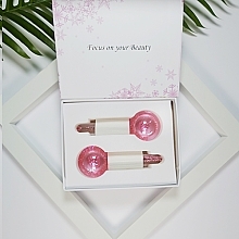 Kühlkugeln für die Gesichtsmassage rosa - Yeye Ice Globes — Bild N2