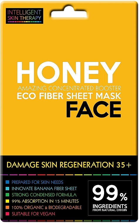 Gesichtsmaske mit Honig und Weizenprotein - Beauty Face Intelligent Skin Therapy Mask — Bild N1