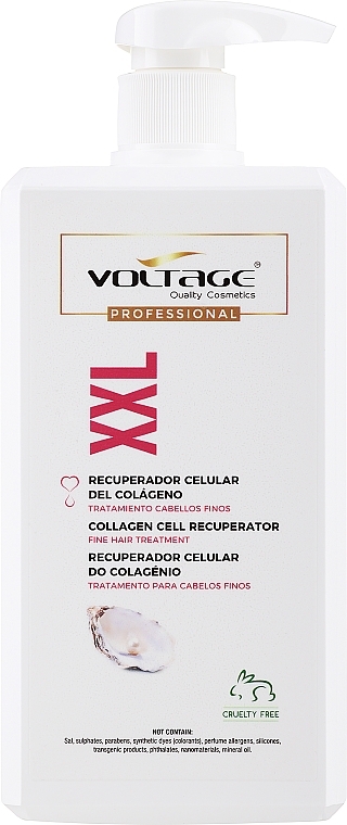 Conditioner mit Kollagen - Voltage Collagen Cell Recuperator Fine Hair Treatment XXL — Bild N1