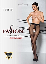 Düfte, Parfümerie und Kosmetik Erotische Strumpfhose mit Ausschnitt Tiopen 021 20 Den black - Passion