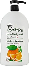 Düfte, Parfümerie und Kosmetik Duschgel für Haar und Körper mit Zitrusfrüchten und Vitamin C - Naturaphy Hair & Body Wash