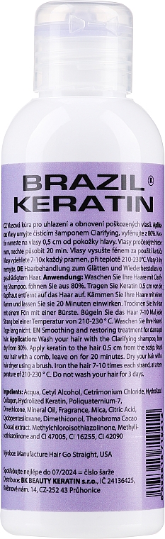 Luxuspflege für glattes Haar mit Keratin - Brazil Keratin Hair Go Straight — Bild N2
