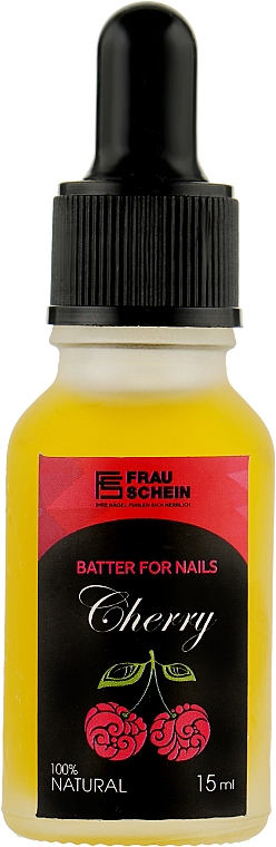 Nagel- und Nagelhautöl Kirsche, mit Pipette - Frau Schein Batter For Nails Cherry — Bild N2