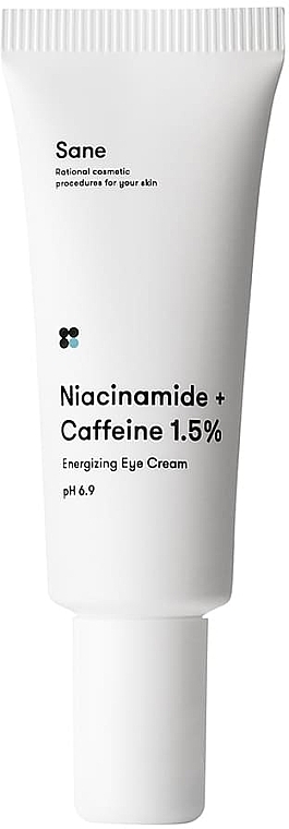 Augencreme gegen Augenringe und Schwellungen mit Koffein - Sane Niacinamide + Caffeine 1.5% Energizing Eye Cream — Bild N1