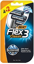 Düfte, Parfümerie und Kosmetik Einwegrasierer Flex 3 Classic 6 St. - Bic Flex 3 Classic