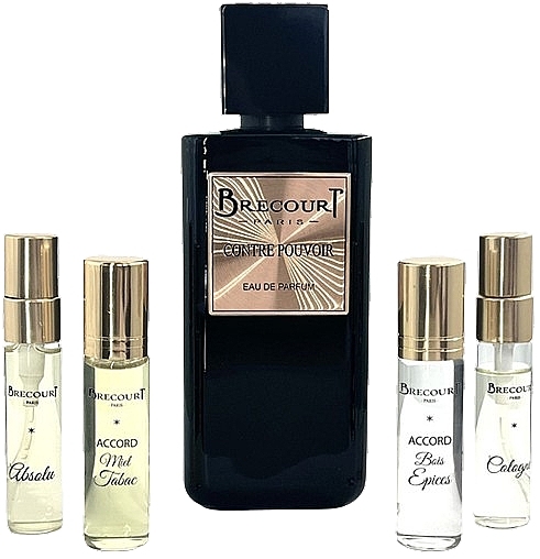 Brecourt Contre Pouvoir - Duftset (Eau de Parfum 100ml + Eau de Parfum 2x7ml + Eau de Parfum 2x5ml) — Bild N1