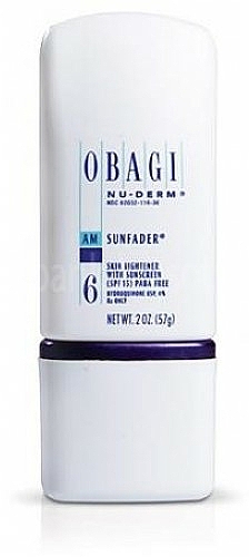 Aufhellende Sonnenschutzcreme für das Gesicht SPF 15 - Obagi Medical Nu-Derm Sunfader SPF15  — Bild N1