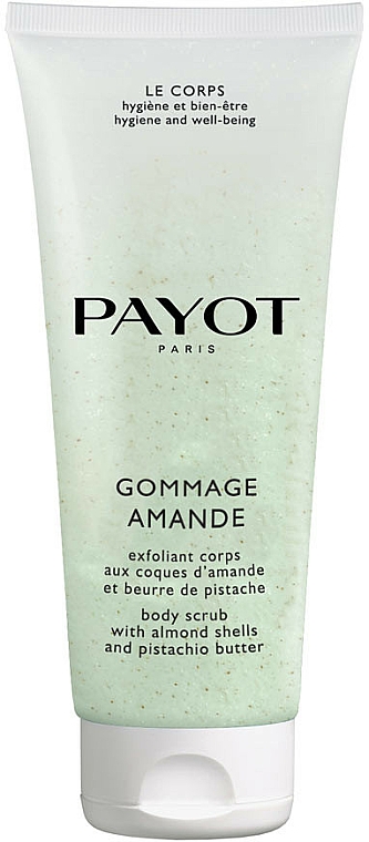 Peelingcreme für den Körper mit Pistazien- und Süßmandelextrakt - Payot Le Corps Gommage Amande Body Scrub Peeling