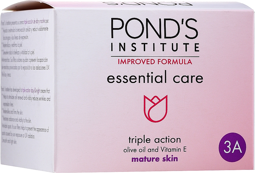 Anti-Falten Gesichtscreme mit Olivenöl für reife Haut - Pond's Cuidado Esencial Triple Accion — Bild N2