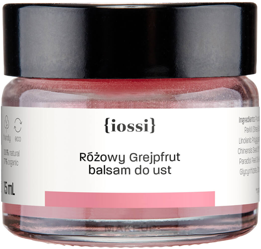 Lippenbalsam Pink Grapefruit - Iossi Lip Balm Pink Grapefruit — Bild 15 ml