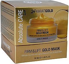 24 Karat Gesichtsmaske - Absolute Care Lux 24 Karat Gold Firm & Lift Gold Mask — Bild N2