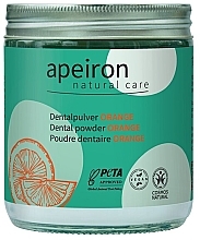 Düfte, Parfümerie und Kosmetik Dentalpulver Orange - Apeiron Dental Powder Orange