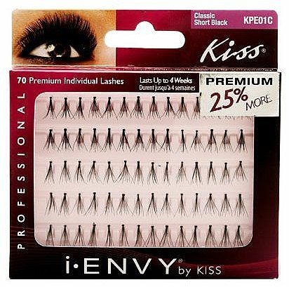 Einzelwimpern - Kiss IEnvy Individual Lashes Classic Short Black