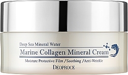 Beruhigende Anti-Falten Gesichtscreme mit marinem Kollagen - Marine Collagen Mineral Cream, Deoproce — Bild N1