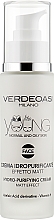 Düfte, Parfümerie und Kosmetik Hydroreinigende Gesichtscreme mit Matteffekt - Verdeoasi Young Hydro-Purifying Cream Matt Effect
