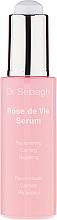 Regenerierendes und beruhigendes Gesichtsserum für trockene, reife oder empfindliche Haut mit Hagebuttenöl - Dr Sebagh Rose De Vie Serum — Bild N2