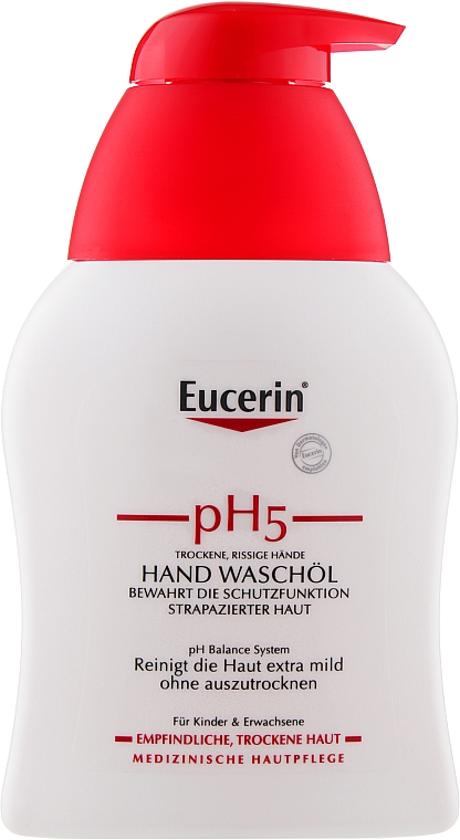 Pflegendes und schützendes Waschöl für trockene und rissige Hände - Eucerin PH5 Hand Wash — Bild N1