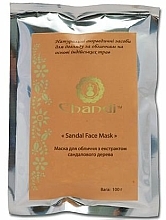 Düfte, Parfümerie und Kosmetik Gesichtsmaske mit Sandelholz-Extrakt - Chandi Sandal Face Mask 