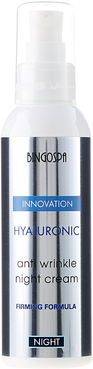 Anti-Falten Nachtcreme mit Hyaluronsäure - BingoSpa Hyaluronic Anti Wrinkle Night Cream — Bild N2