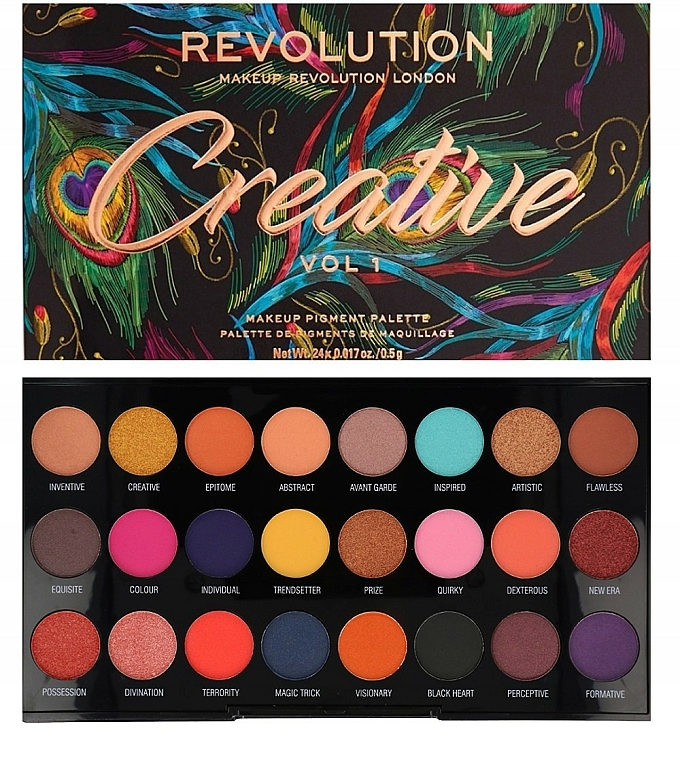 Lidschatten-Palette mit 24 Farben - Makeup Revolution Creative Vol 1 Eyeshadow Palette — Bild N1