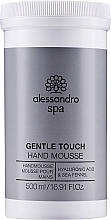 Düfte, Parfümerie und Kosmetik Feuchtigkeitsspendende Handmousse mit Hyaluronsäure - Alessandro International Spa Gentle Touch Hand Mousse Salon Size
