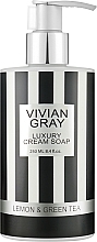 Düfte, Parfümerie und Kosmetik Handcremeseife - Vivian Gray Lemon & Green Tea Luxury Cream Soap