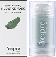 Stick-Maske für das Gesicht - Yepre Green-Tea Lifting Mud Stick Mask — Bild N2