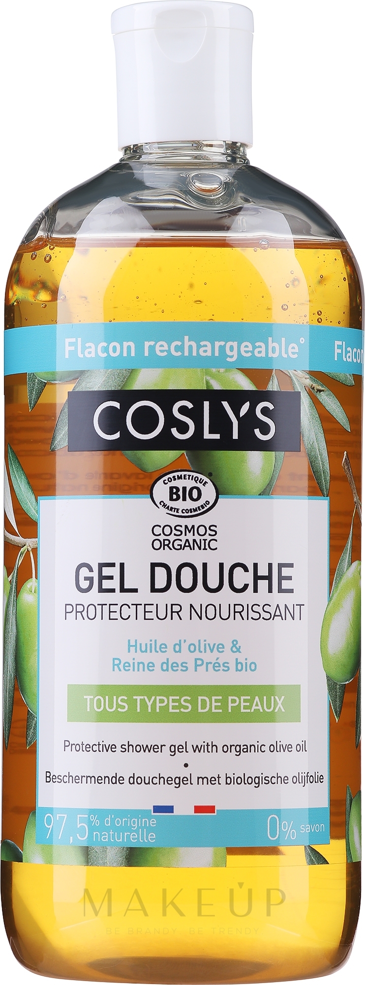 Schützendes Duschgel mit Olivenöl - Coslys Protective Shower Gel With Organic Olive Oil — Bild 500 ml