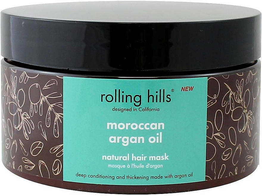 Haarmaske mit Arganöl - Rolling Hills Moroccan Argan Oil Natural Hair Mask — Bild N1