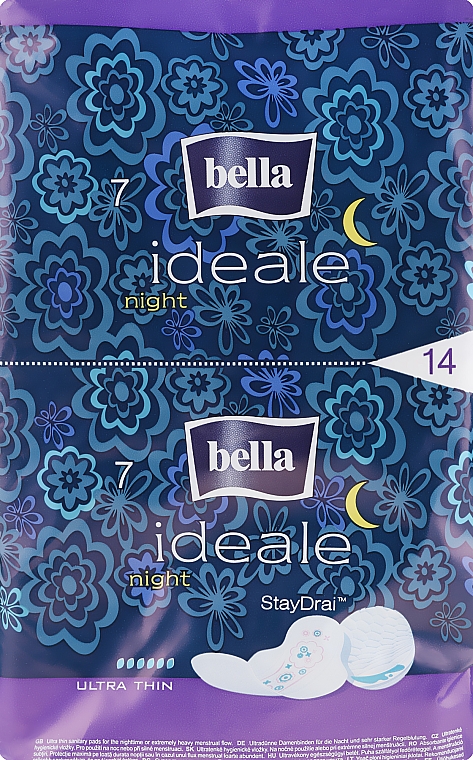Damenbinden Ideale Night StayDrai 14 St. - Bella — Bild N1
