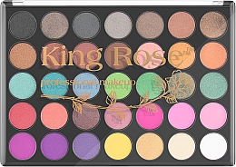 Lidschattenpalette mit 35 Farbtönen - King Rose Eyeshadow Palette 35A — Bild N2