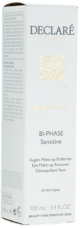 Augen-Make-up Entferner - Declare Bi-Phase Sensitive Eye Make-up Remover — Bild N1
