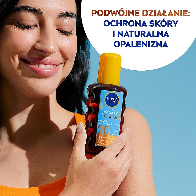 Sonnenschutzöl - NIVEA Sun Care Protect & Bronze Oil SPF 20 — Bild N4