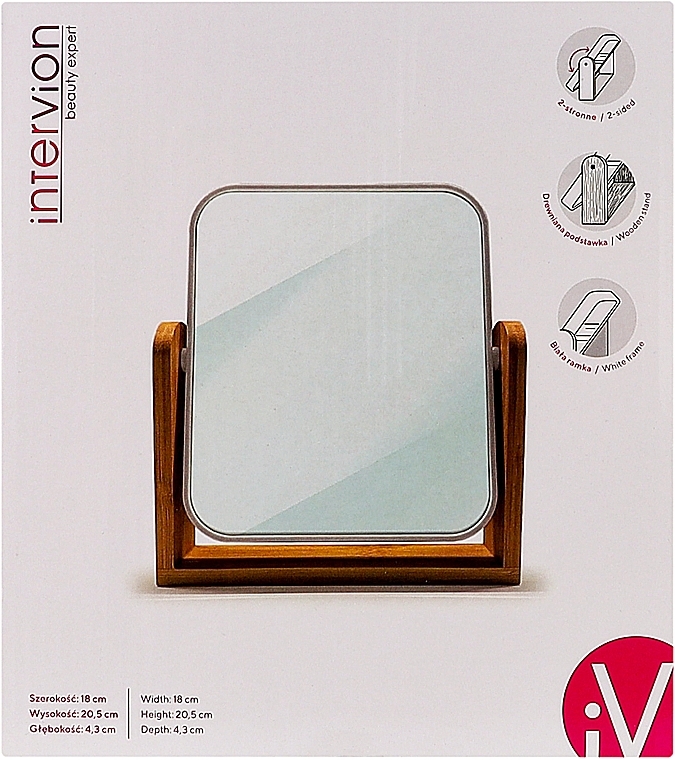 Kosmetikspiegel auf Bambusständer 418009 - Inter-Vion Bamboo Glass — Bild N2