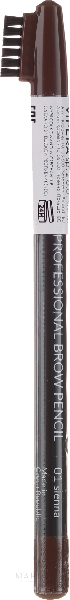 Augenbrauenstift - Vipera Professional Brow Pencil — Bild 01 - Sienna