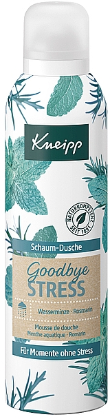 Schaum-Dusche mit Wasserminze und Rosmarin - Kneipp Goodbye Stress Shower Foam — Bild N1