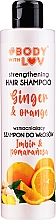 Düfte, Parfümerie und Kosmetik Stärkendes Shampoo mit Ingwer und Orange - Body with Love Hair Shampoo Ginger & Orange