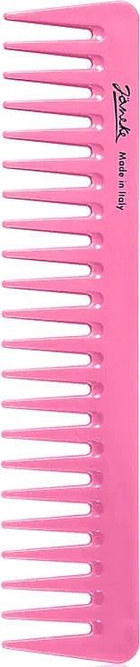 Haarkamm mit breiten Zähnen 82871 rosa - Janeke Supercomb Wide Teeth Pink Fluo  — Bild N2