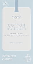 Düfte, Parfümerie und Kosmetik Set - Mr&Mrs Fragrance Tags Mr. Drawers Set № 81 Cotton Bouquet (3 x tags)