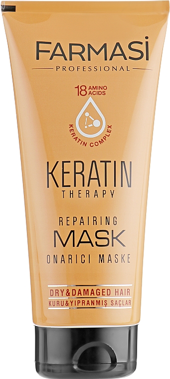 Haarmaske mit Keratin - Farmasi Keratin Therapy Repairing Mask — Bild N2