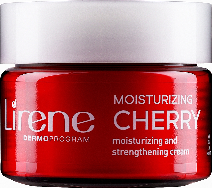 Feuchtigkeitsspendende und erfrischende Gesichtscreme mit Kirsche und Zitrone - Lirene Moisture and Nourishment Moisturizing and Refreshing Light Cream — Bild N1