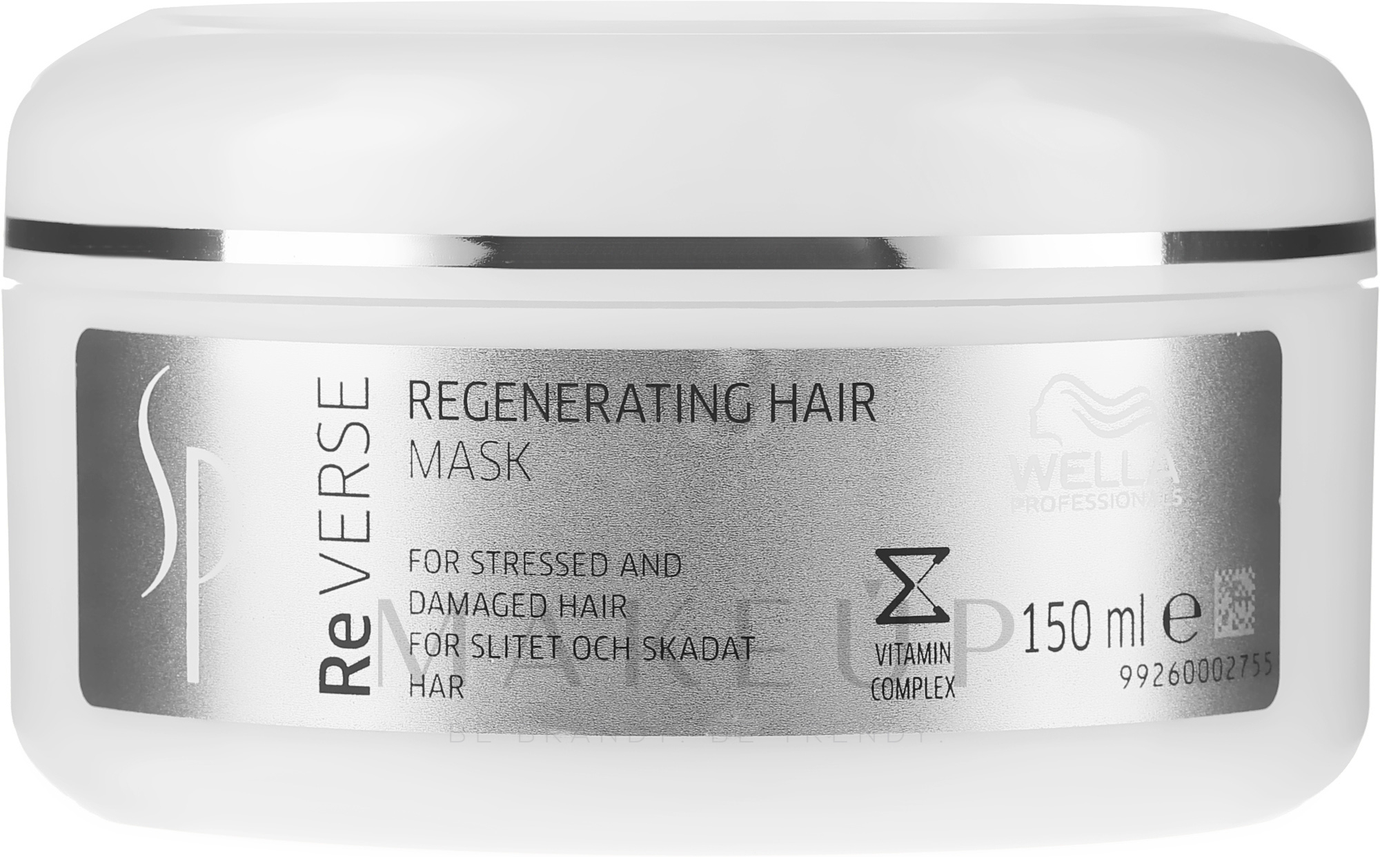 Regenerierende Haarmaske mit Vitaminkomplex für gestresstes und geschädigtes Haar - Wella SP Reverse Regenerating Hair Mask — Foto 150 ml