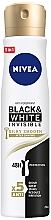 Deospray Antitranspirant - NIVEA Black & White Invisible Silky Smooth Antiperspirant Spray — Bild N2