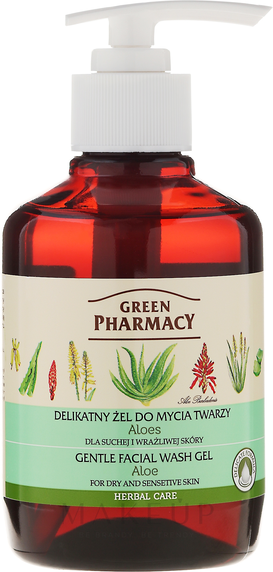 Sanftes Gesichtsreinigungsgel mit Aloe Vera - Green Pharmacy — Bild 270 ml