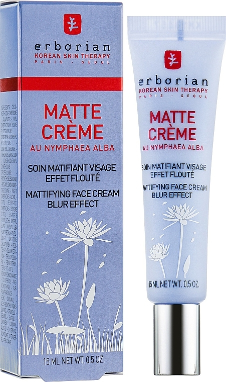 Mattierende Gesichtscreme mit Extrakt aus koreanischer weißer Lilie - Erborian Matt Cream — Bild N1
