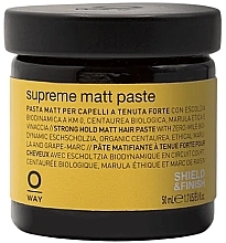 Düfte, Parfümerie und Kosmetik Matte Haarpaste - Oway Supreme Matt Paste 