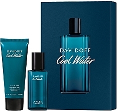 Düfte, Parfümerie und Kosmetik Davidoff Cool Water  - Duftset (Eau de Toilette 40 + Duschgel 75ml) 