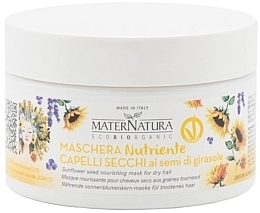 Düfte, Parfümerie und Kosmetik Pflegende Maske für trockenes Haar - MaterNatura Sunflower Seed Nourishing Mask For Dry Hair