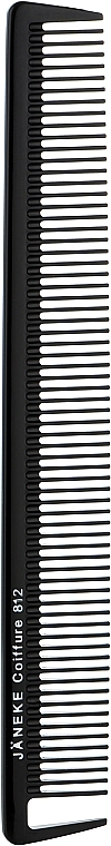 Haarkamm schwarz - Janeke Classic Series Hair Cutting Comb Long — Bild N1