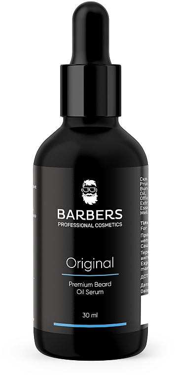 Bartöl-Serum - Barbers Original Premium Beard Oil Serum — Bild N1